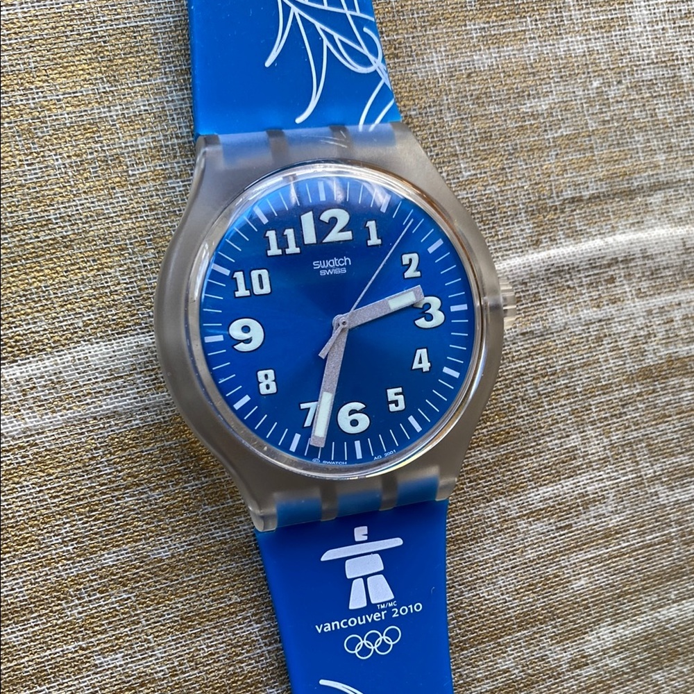 Swatch Vancouver 2010 Blue Watch